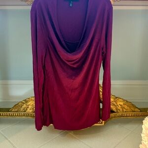 White House Black Market Plum Top